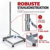 PremiumX Balkonständer 50x50cm Stahl 1m Mast SAT Produktbild-Vorschau 3