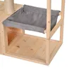 PawHut Katzenhaus Katzenkiste mit Hängematte Sisalstamm Produktbild-Vorschau 8