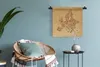 MuchoWow® Wandteppich Wandbehang Karte - Europa - Vintage - Produktbild-Vorschau 6