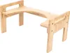 A wooden toilet stool is shown against a white background. Náhled obrázku produktu