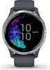 Garmin venu Smartwatch, graues Silikonarmband, edelstahl Produktbild-Vorschau 2