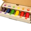 A close-up view of a box of crayons, with the crayons arranged in a row. Náhľad obrázku produktu