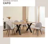 A dining table and chairs set in a room with blinds. Náhľad obrázku produktu