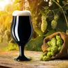 PLATINUX Schwarze Biertulpen Biergläser Set 6 Teilig 450ml Produktbild-Vorschau 2