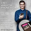 NALIA Custodia flip in vera pelle per iPhone 15 Pro, cover Anteprima dell’immagine prodotto 6