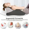（Gris-Noir）Coussin cervical en mousse à mémoire de forme Voir les images du produit 5