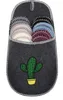 ONVAYA® ABS Gästepantoffel | Kaktus | 6er Set | Antirutsch Produktbild-Vorschau 1