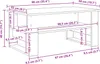 vidaXL Couchtisch Sonoma-Grau 90 x 50 x 40 cm Holzwerkstoff Produktbild-Vorschau 7