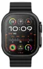 A smartwatch with a black band and a black watch face displaying various metrics and the time. Anteprima dell’immagine prodotto