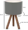 Opviq, AYD- AYDAXL, Dunkelgrau, Schreibtischlampen, 19 x 15 Produktbild-Vorschau 3