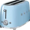A light blue Smeg toaster is shown against a white background. Náhled obrázku produktu