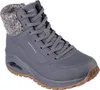 A single gray Skechers boot is shown against a white background. Produktbild-Vorschau