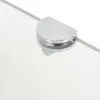 vidaXL Eckablage mit Verchromten Halterungen Glas Produktbild-Vorschau 3