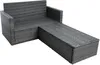 Gartenmöbel Polyrattan Sitzgruppe Lounge Gartensofa Produktbild-Vorschau 2