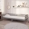 vidaXL Denná posteľ Grey Solid Pine 90x200 cm Náhľad obrázku produktu 2