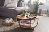 WOHNLING Couchtisch 60x34,5x60 cm Akazie Massivholz / Produktbild-Vorschau 3
