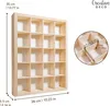 Creative Deco Setzkasten Holz Sammlervitrine 20 Fächer 35 x Produktbild-Vorschau 2
