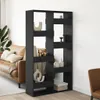 vidaXL Rozdělovač místností černý 100x33x175 cm materiál na Náhled obrázku produktu 2