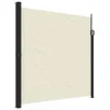vidaXL Seitenmarkise Ausziehbar Creme 200x500 cm Produktbild-Vorschau 1