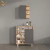 A bathroom cabinet and vanity unit against a grey wall. Produktbild-Vorschau
