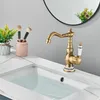 Waschbeck armatur, Wasserhahn Bad Retro, Messing, Produktbild-Vorschau 2