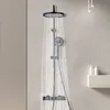 Czarny system natryskowy z deszczownicą i termostatem 40℃, Podgląd zdjęcia produktu 13