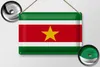 Blechschild Flagge Suriname 30x20cm Flag of Suriname Produktbild-Vorschau 2