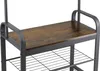Věšák se sedátkem Loft 183x72x34 cm hnědý Dekorace do Náhled obrázku produktu 6