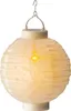 Lumineo Solar Laterne Nylon Flammeneffekt Ø20xH23cm-12L Produktbild-Vorschau 1