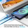 USB-C zu USB-C Kabel 480mbps 60W mit Metall Stecker - Produktbild-Vorschau 2