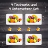 Tischset 4x45x30 cm + 10fi cm Platzset Tischmatte Produktbild-Vorschau 4