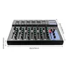 7kanálový DJ mixér Bluetooth USB Live Audio Mixer Zesilovač Náhled obrázku produktu 2