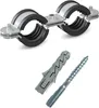 10 Stück Doppel Rohrschelle 1/2” 20-23mm | Rohrschellen Set Produktbild-Vorschau 4