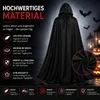 Kostým upíra - čierny plášť s kapucňou - prestrojenie na Náhľad obrázku produktu 6