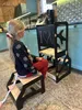 Učící věž, psací stolek, židle, schůdek, tabule 5v1 Náhled obrázku produktu 4
