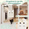 NAIZY Hausabsperrgitter Baby Haustier Katzenklappe Produktbild-Vorschau 6