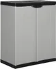 vidaXL Armoire de rangement de jardin avec 1 fond gris et Voir les images du produit 8