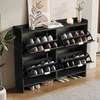 Abrihome Schuhschrank 4 Klappen, Schuhkipper, Schuhregal, Produktbild-Vorschau 2