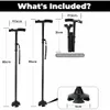 Klappbarer Gehstock mit LEDs – höhenverstellbar (85–95 cm), Produktbild-Vorschau 9
