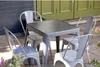 Bolero Bistro Quadratischer Bistrotisch Aus Stahl Grau 66Cm Produktbild-Vorschau 9