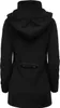 The back view of a black hooded jacket. Produktbild-Vorschau