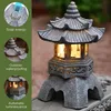 LED Laterne Solar-pagoden-laterne,Japanische Stil, rost-, Produktbild-Vorschau 4