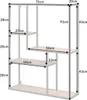Industrial Wandregal SLIM LINE 91cm Wildeiche schwarz fünf Produktbild-Vorschau 7