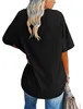Oversized Damen-T-Shirts, Kurzarm, Rundhalsausschnitt, Produktbild-Vorschau 2