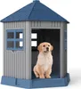 GOPLUS Hundehütte Outdoor, Hundehütte wetterfest mit Produktbild-Vorschau 1