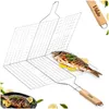 Vilde | Panier de barbecue pour grille - 40x30 cm - Grille Voir les images du produit 12