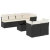 The Living Store 8-tlg. Garten-Sofagarnitur mit Kissen Produktbild-Vorschau 3