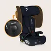 A child car seat with a close-up inset showing a detail. Produktbild-Vorschau