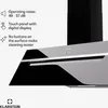 Klarstein digestor, 90 cm, recirkulácia, prietok 305 m³/h, Náhľad obrázku produktu 5