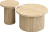 Set aus 2 multifunktionalen Couchtischen, doppelten runden Produktbild-Vorschau 9